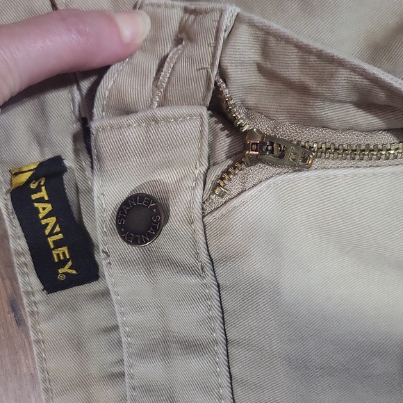 STANLEY Workwear Khaki Flannel Lined Utility Cargo Pants - 40x30 - Picture 3 of 16